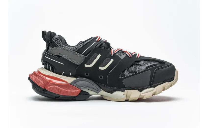 Bstsneaker- Balenciaga Tess S.Black Red 542436 W1GB1 1000 