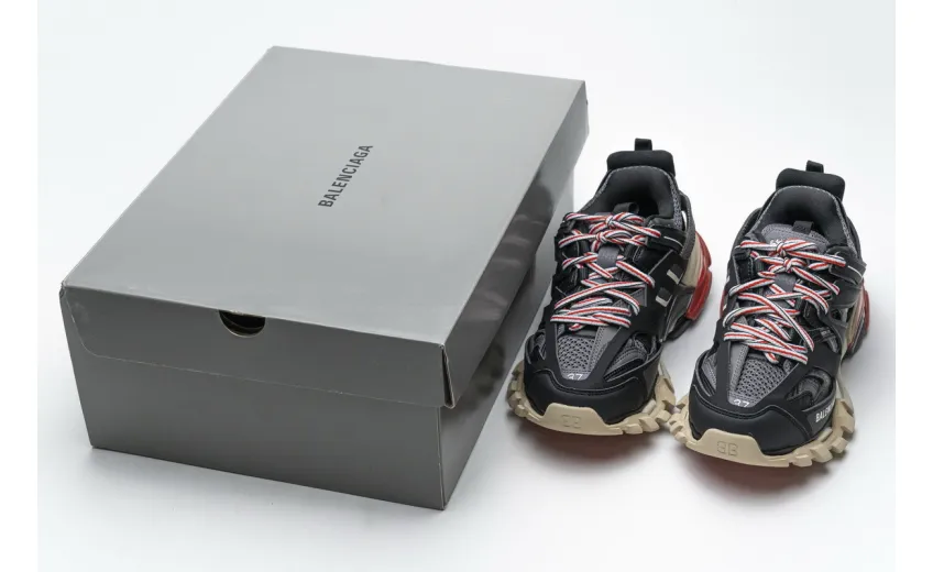 Bstsneaker- Balenciaga Tess S.Black Red 542436 W1GB1 1000 