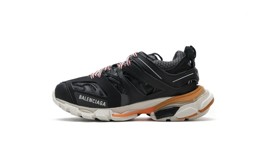 Bstsneaker- Balenciaga Tess S.Black White Orange 542436 W1GB7 2019 
