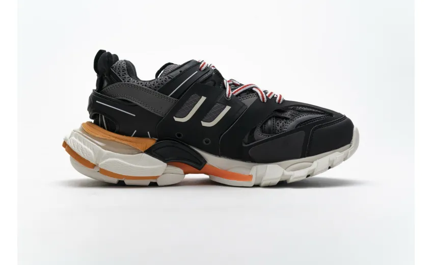 Bstsneaker- Balenciaga Tess S.Black White Orange 542436 W1GB7 2019 