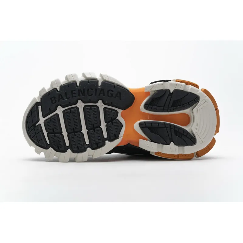 Bstsneaker- Balenciaga Tess S.Black White Orange 542436 W1GB7 2019 