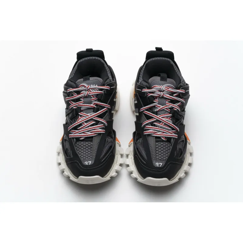 Bstsneaker- Balenciaga Tess S.Black White Orange 542436 W1GB7 2019 