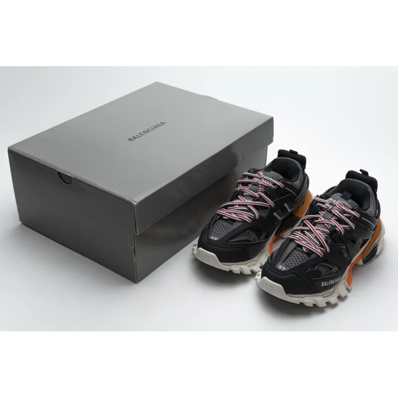 Bstsneaker- Balenciaga Tess S.Black White Orange 542436 W1GB7 2019 