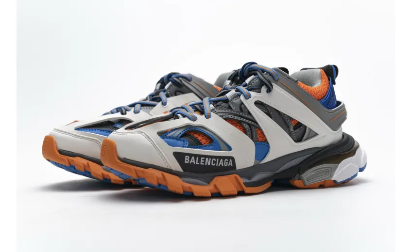 Bstsneaker- Balenciaga Tess S.Blue Orange 542436 W1GB7 7580 