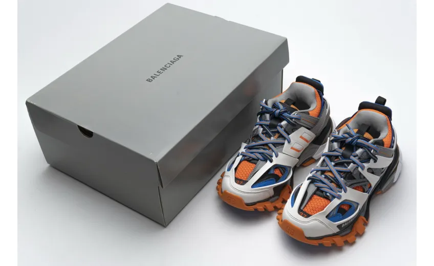 Bstsneaker- Balenciaga Tess S.Blue Orange 542436 W1GB7 7580 