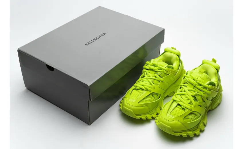 Bstsneaker- Balenciaga Tess S.Fluorescent Yellow 542436 W1GB7 2014 