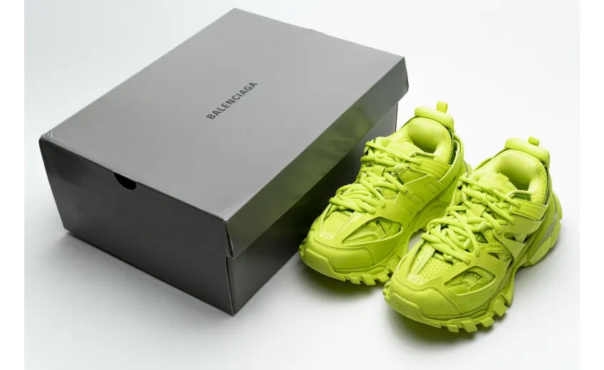 Bstsneaker- Balenciaga Tess S.Fluorescent Yellow 542436 W1GB7 2014 (With Led) 