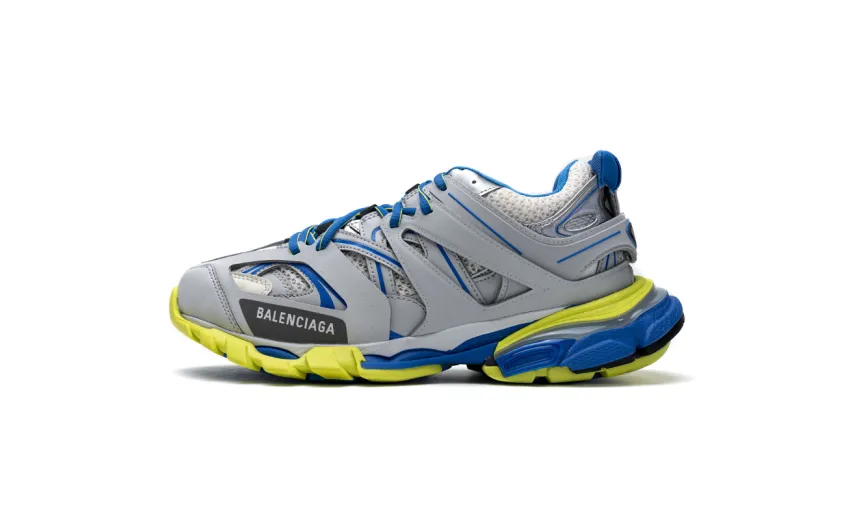Bstsneaker- Balenciaga Tess S.Grey Blue Yellow 542023 W1GB9 6509 