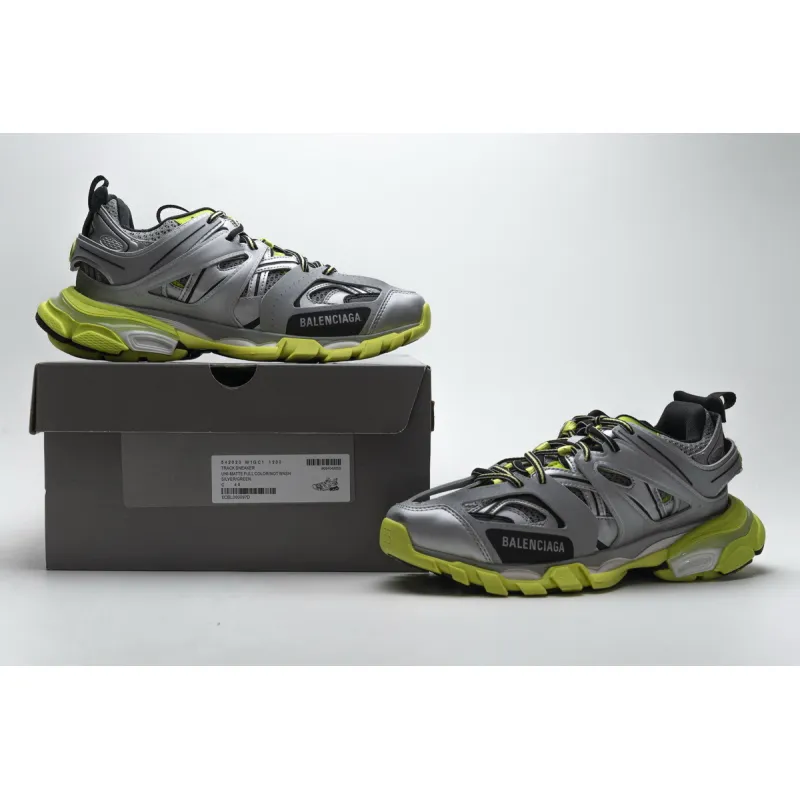 Bstsneaker- Balenciaga Tess S.Silver Green 542023 W1GC1 1230 