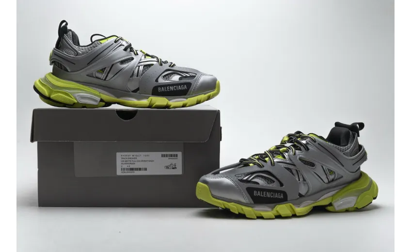 Bstsneaker- Balenciaga Tess S.Silver Green 542023 W1GC1 1230 