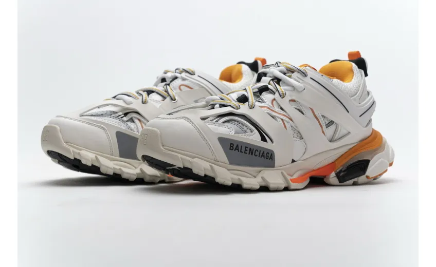  Balenciaga Tess S.White Orange 542436 W1GB7 9059 (With Led)