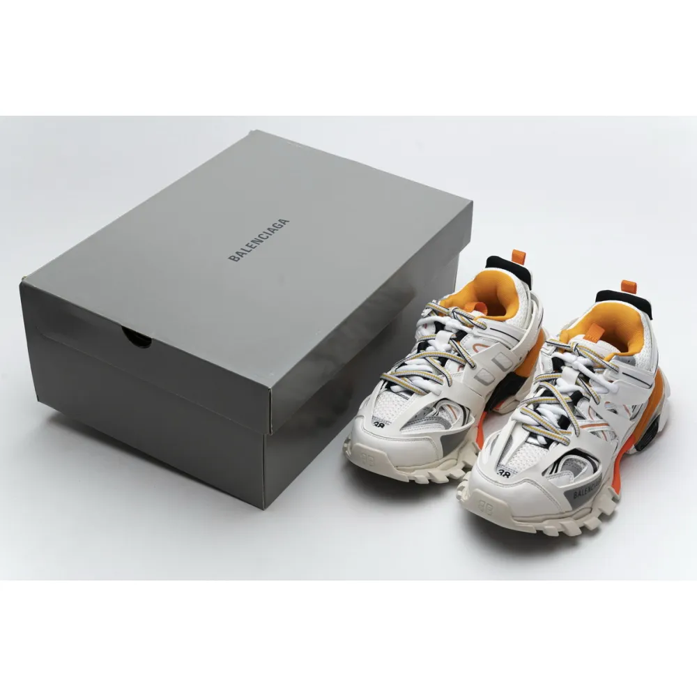  Balenciaga Tess S.White Orange 542436 W1GB7 9059 (With Led)