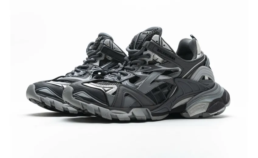 Bstsneaker- Balenciaga Track 2 Blue Grey (W) 570391 W2GN3 1285