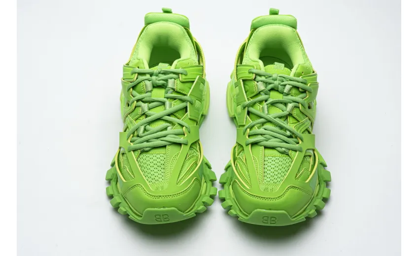 Bstsneaker- Balenciaga Track 2 Open Sneaker Green 542023 W3AB1 3801 