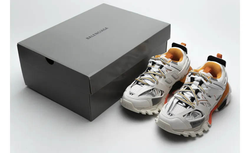  Balenciaga Track White Orange (W) 542436 W1GB7 9059 