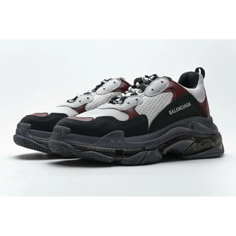 Bstsneaker- Balenciaga Triple S Black Brown Red 541624 W09O1 2268 