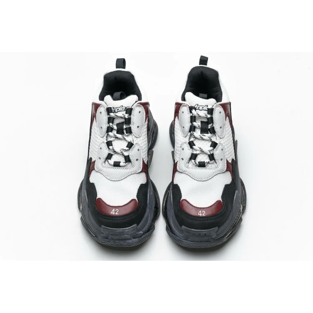 Bstsneaker- Balenciaga Triple S Black Brown Red 541624 W09O1 2268 