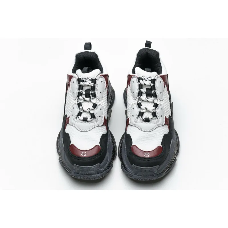 Bstsneaker- Balenciaga Triple S Black Brown Red 541624 W09O1 2268 