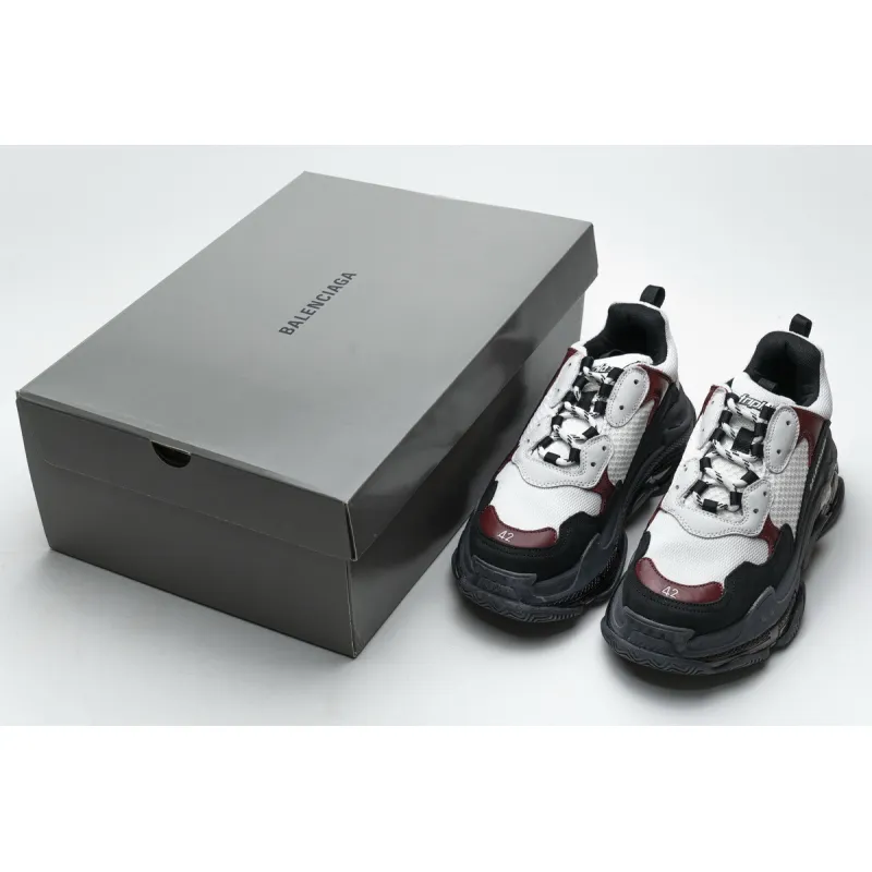 Bstsneaker- Balenciaga Triple S Black Brown Red 541624 W09O1 2268 