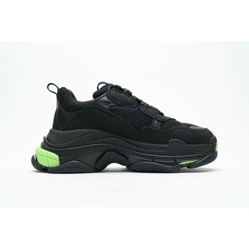 Bstsneaker- Balenciaga Triple S Black Green 544355 W09ON 1045 