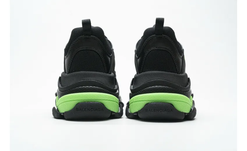 Bstsneaker- Balenciaga Triple S Black Green 544355 W09ON 1045 