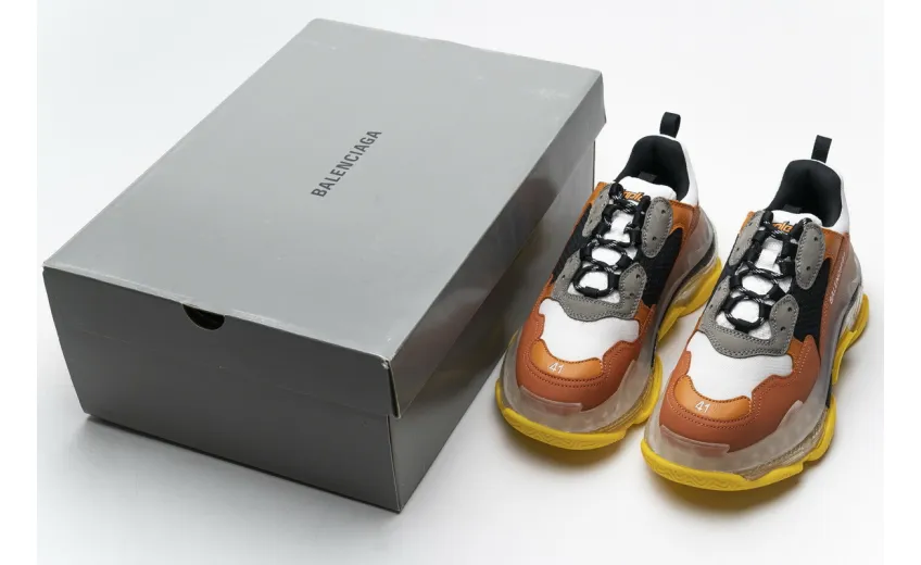 Bstsneaker- Balenciaga Triple S Black Orange 541624 W09E1 1766 