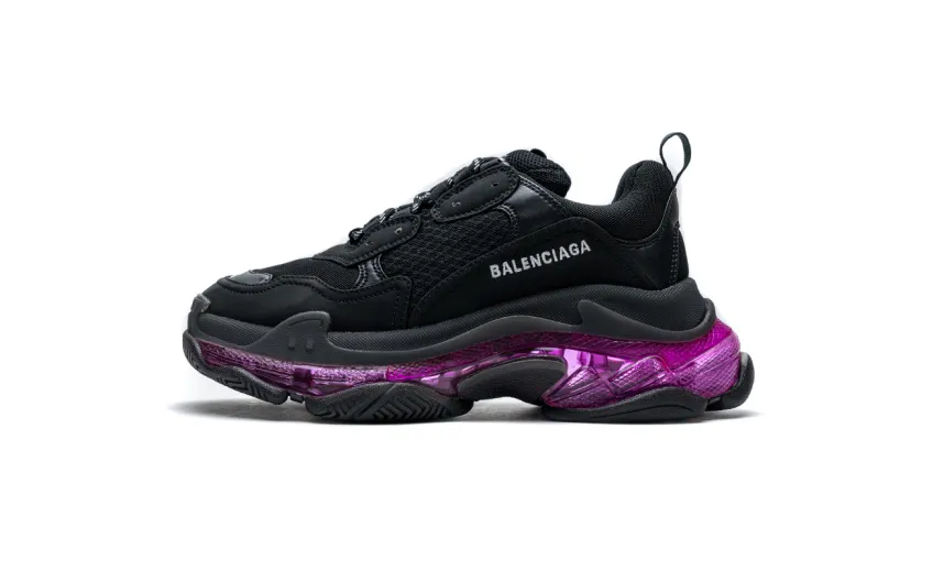 Bstsneaker- Balenciaga Triple S Black Plum Red 544351 W09O1 0829 