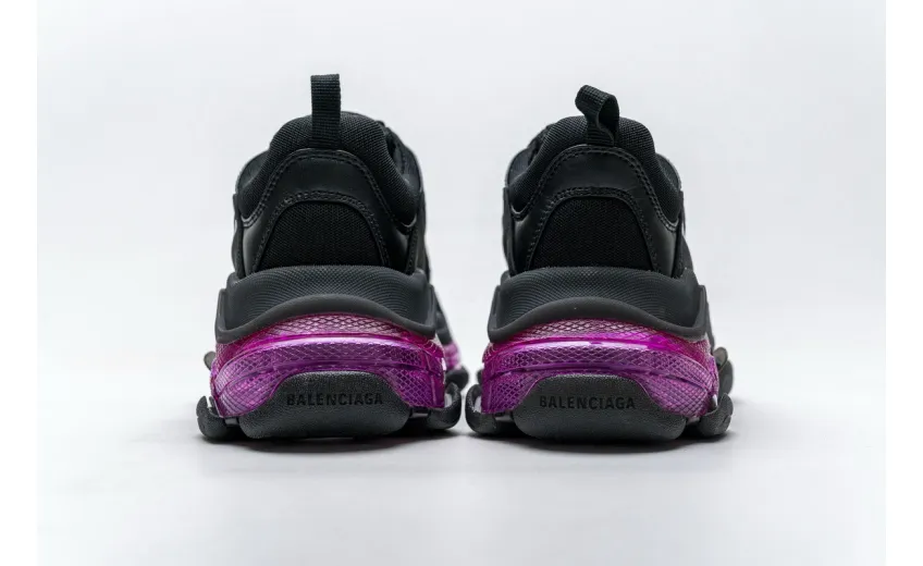Bstsneaker- Balenciaga Triple S Black Plum Red 544351 W09O1 0829 