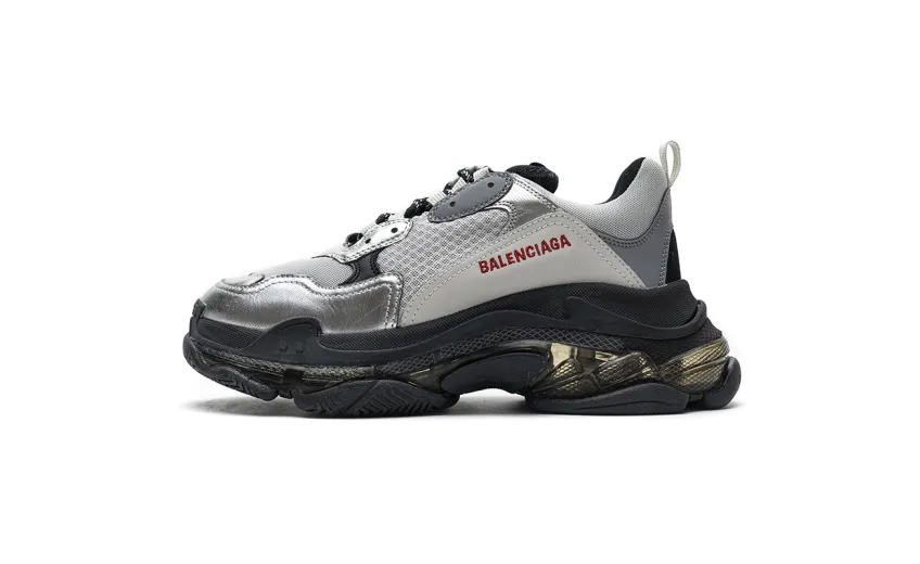Bstsneaker- Balenciaga Triple S Black Silver 541624 W09E1 7320 