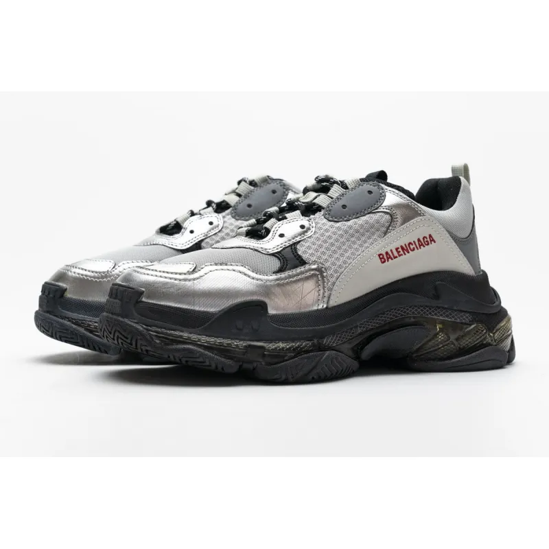 Bstsneaker- Balenciaga Triple S Black Silver 541624 W09E1 7320 