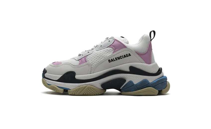Bstsneaker- Balenciaga Triple S Blue Pink 541624 W06E2 7352 