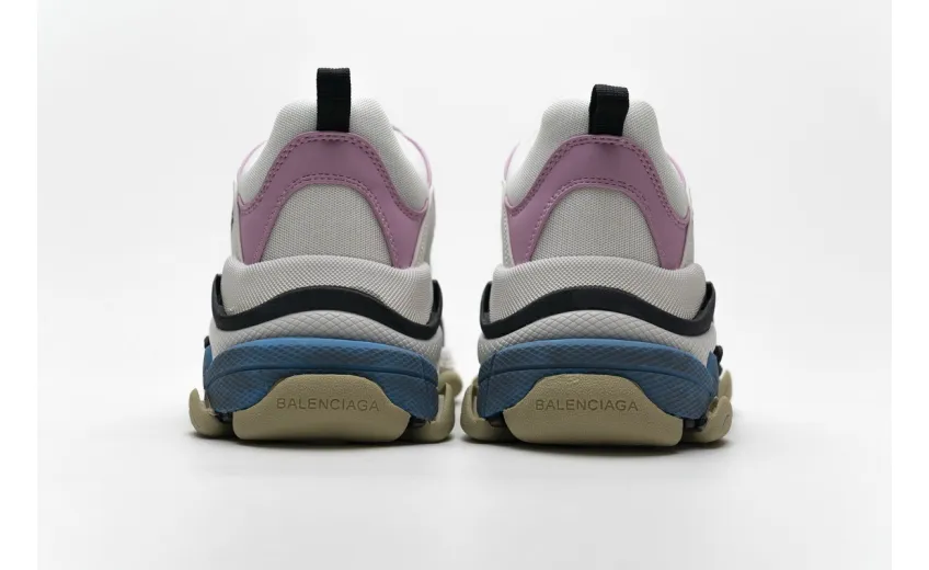 Bstsneaker- Balenciaga Triple S Blue Pink 541624 W06E2 7352 