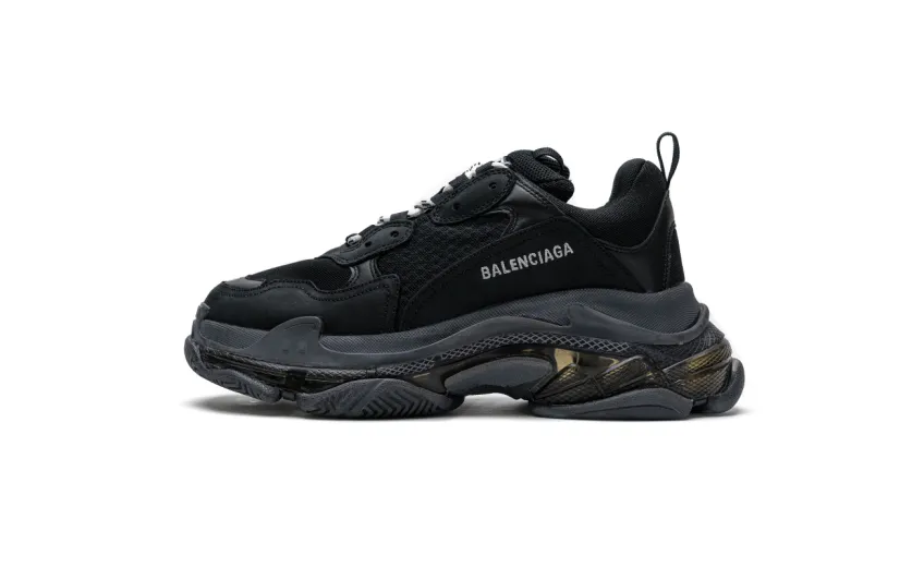 Bstsneaker- Balenciaga Triple S Clear Sole Black 541624 W09O1 1000 
