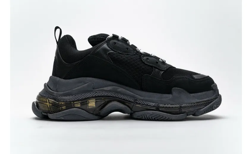 Bstsneaker- Balenciaga Triple S Clear Sole Black 541624 W09O1 1000 