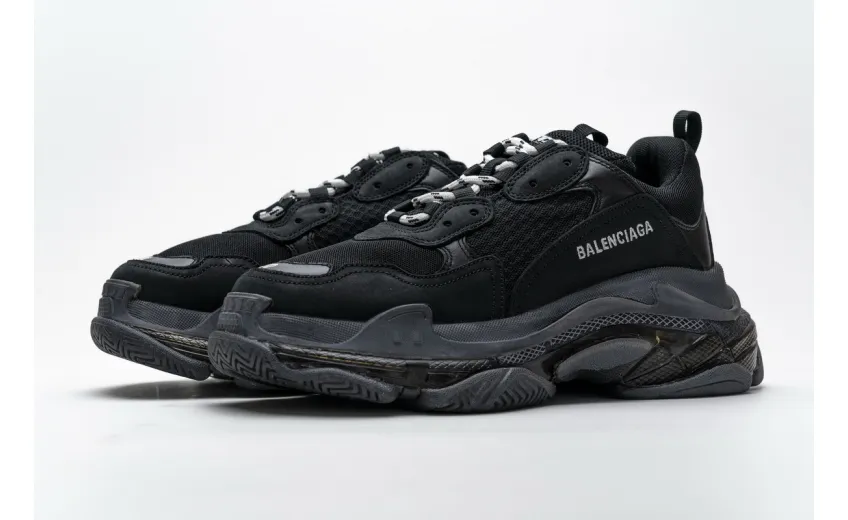 Bstsneaker- Balenciaga Triple S Clear Sole Black 541624 W09O1 1000 