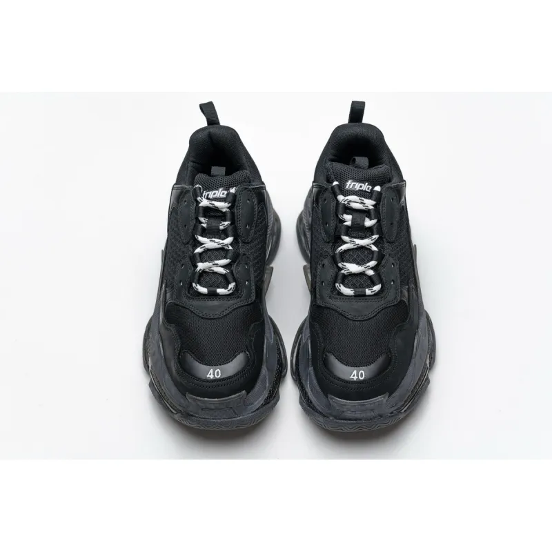 Bstsneaker- Balenciaga Triple S Clear Sole Black 541624 W09O1 1000 