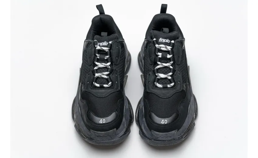 Bstsneaker- Balenciaga Triple S Clear Sole Black 541624 W09O1 1000 