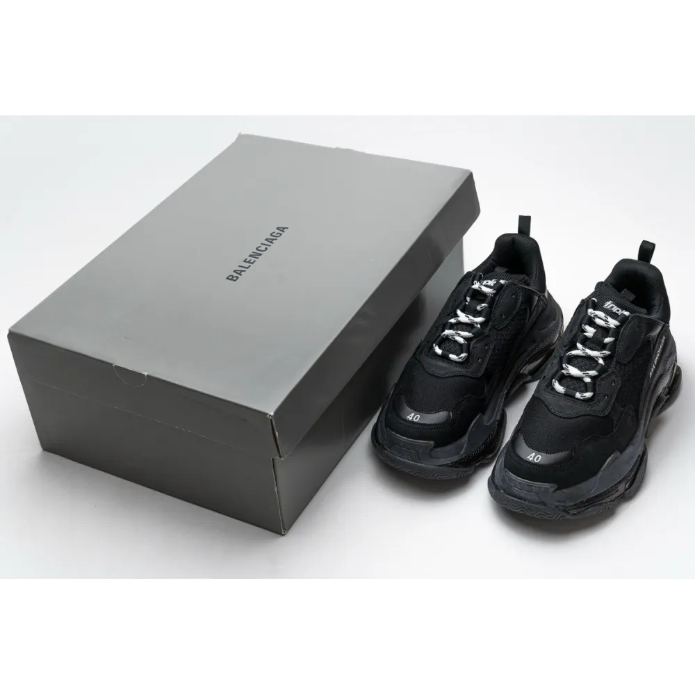 Bstsneaker- Balenciaga Triple S Clear Sole Black 541624 W09O1 1000 