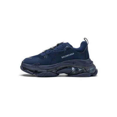 Bstsneaker- Balenciaga Triple S Dark Blue 541624 W09O1 4107  01