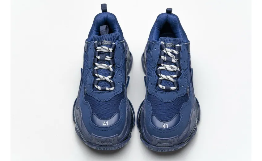 Bstsneaker- Balenciaga Triple S Dark Blue 541624 W09O1 4107 