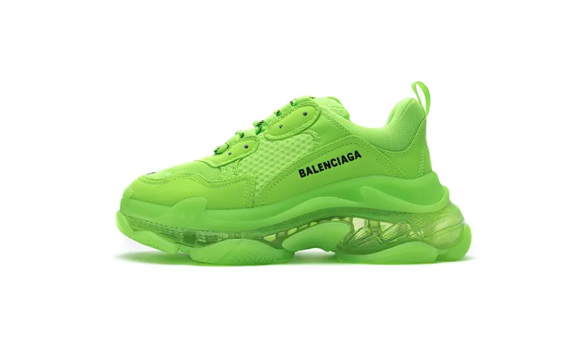 Bstsneaker- Balenciaga Triple S Fluorescent Green 544351 W09O1 3802 