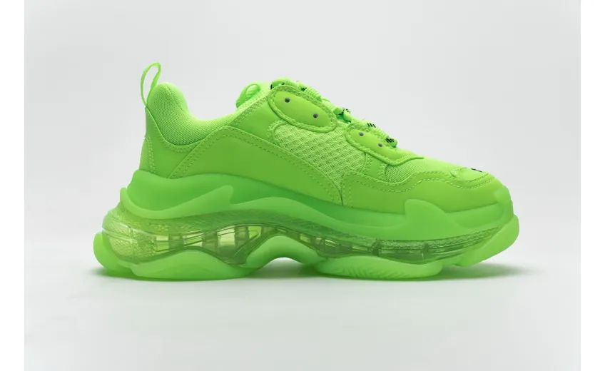 Bstsneaker- Balenciaga Triple S Fluorescent Green 544351 W09O1 3802 