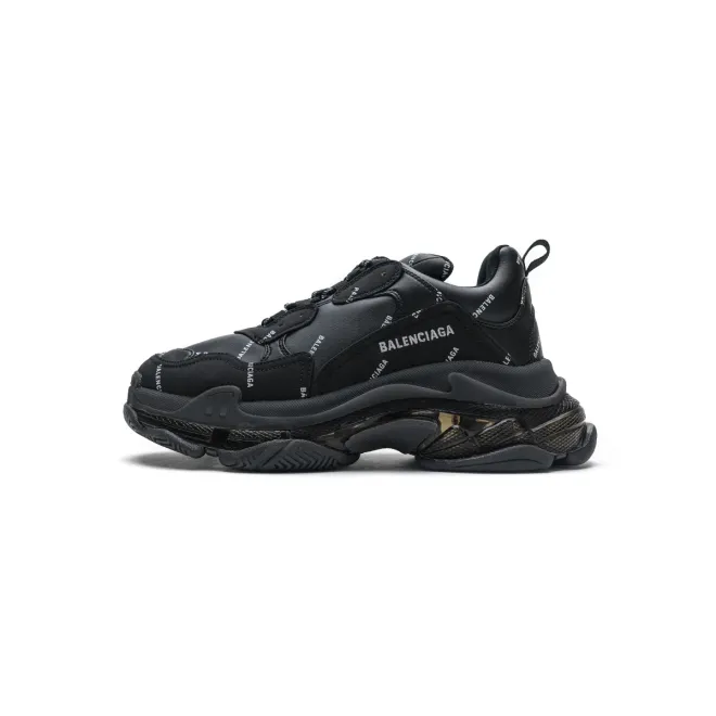 Bstsneaker- Balenciaga Triple S Letter Black 524039 W06E2 2020 