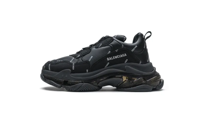 Bstsneaker- Balenciaga Triple S Letter Black 524039 W06E2 2020 