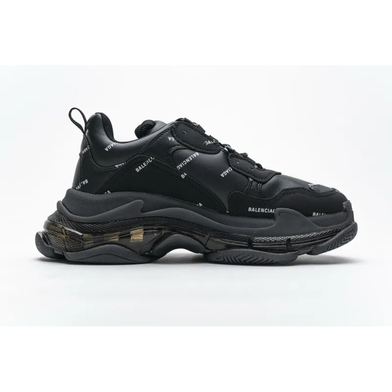 Bstsneaker- Balenciaga Triple S Letter Black 524039 W06E2 2020 