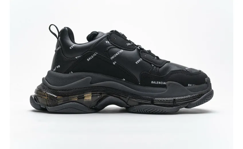 Bstsneaker- Balenciaga Triple S Letter Black 524039 W06E2 2020 