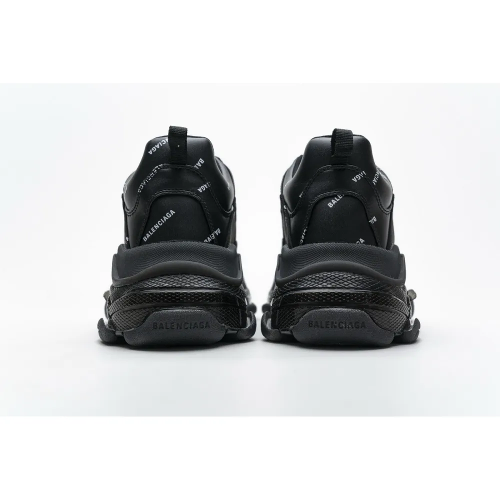 Bstsneaker- Balenciaga Triple S Letter Black 524039 W06E2 2020 