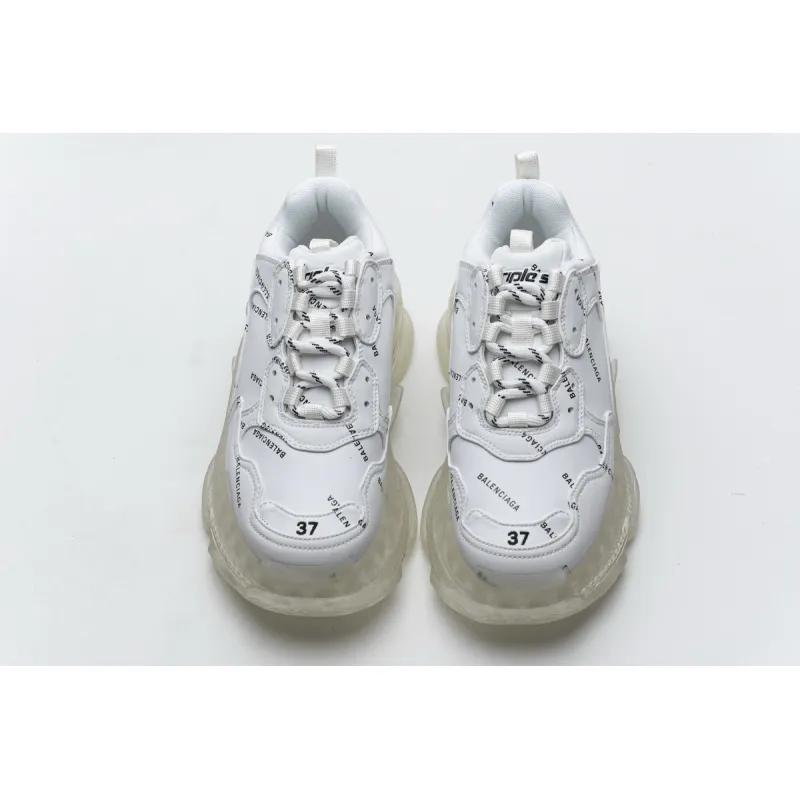 Bstsneaker- Balenciaga Triple S Letter White 524039 W09E1 2021 