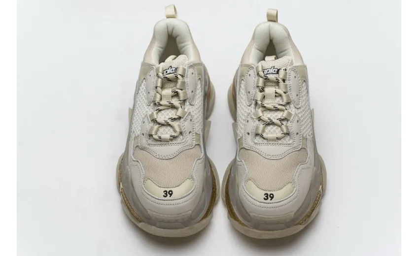 Bstsneaker- Balenciaga Triple S Oatmeal 544351 W09O1 9005 