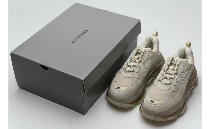 Bstsneaker- Balenciaga Triple S Oatmeal 544351 W09O1 9005 